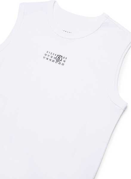 Topuri MM6 Maison Margiela Tops With Logo WHITE Baieti (BM 19746560) 3