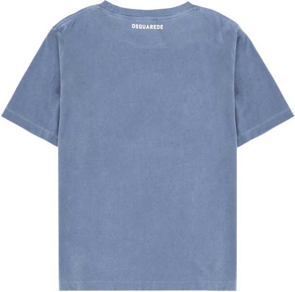 Tricouri DSQUARED2 T-Shirt With Embroidery BLUE Barbati (BM 19746587) 2