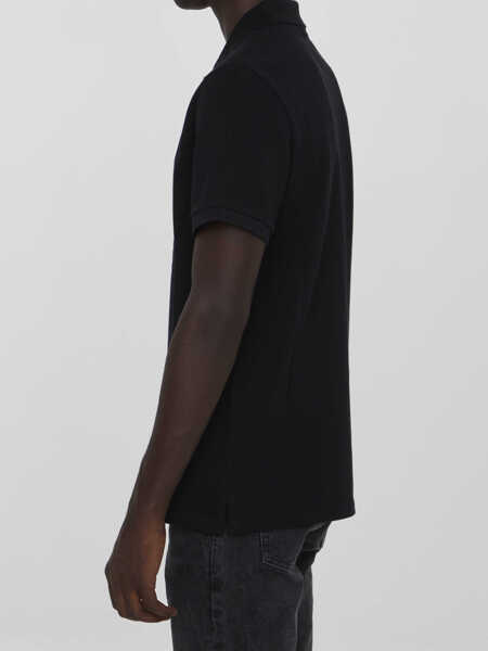 Tricouri Polo AMI Paris Ami De Coeur Polo Shirt BLACK Barbati (BM 19746644) 2