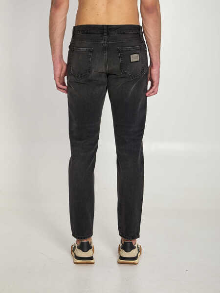 Blugi Dolce & Gabbana Regular Denim Pants GREY Barbati (BM 19746653) 4