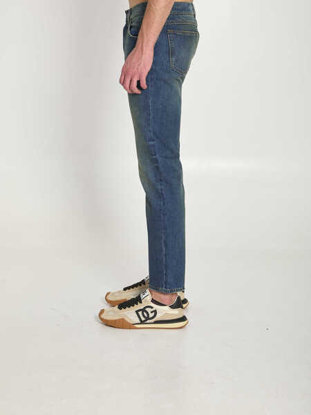 Blugi Dolce & Gabbana Regular Denim Jeans LIGHT BLUE Barbati (BM 19746656) 3
