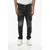 DSQUARED2 Stretch Denim Jeans Sexy Twist With Paint-Effect Details 17C* Black
