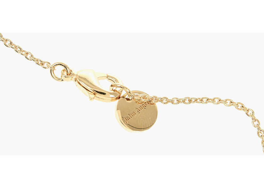 Coliere Palm Angels Brass Necklace Wings Monogram With Gold Finish Gold Femei (BM 19746677) 3