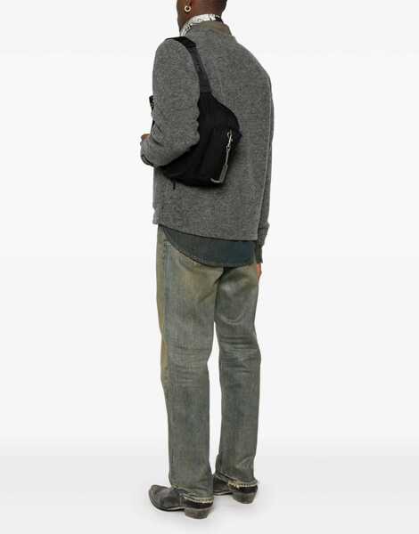 Borsete Palm Angels Solid-Color Nylon Fanny Pack Fanny Black Barbati (BM 19746680) 2