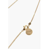 Coliere Palm Angels pentru Barbati - Coliere Palm Angels Brass Necklace With Gold Finish And Seal Gold Barbati (BM 19746698) - B-mall.ro