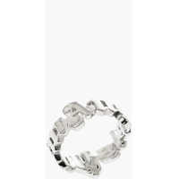 Inele Silver-Effect Logo Ring Barbati