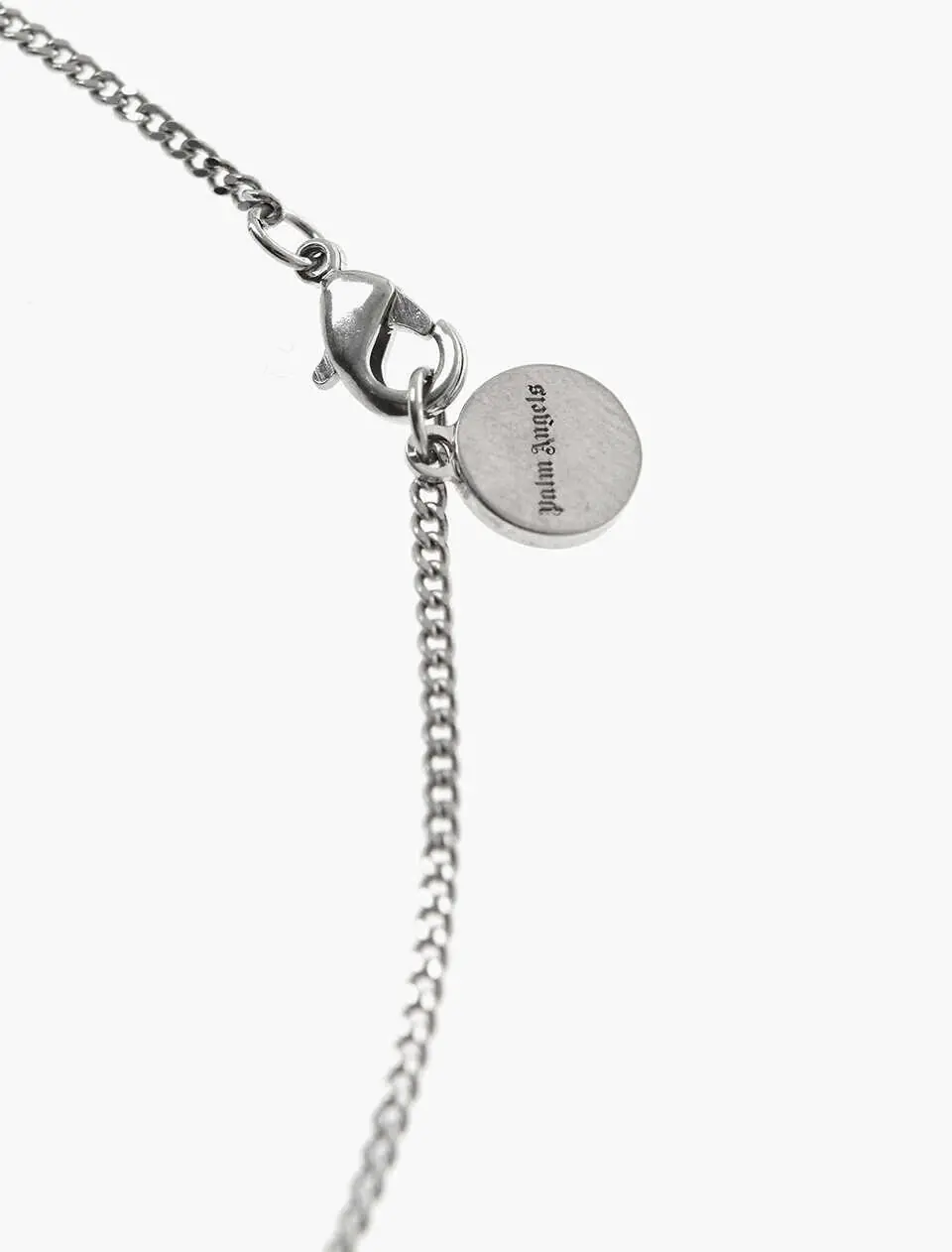 Coliere Palm Angels Brass Necklace With Charms Silver Barbati (BM 19746707) 3