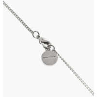 Coliere Palm Angels pentru Barbati - Coliere Palm Angels Brass Necklace With Palm-Shaped Pendant Silver Barbati (BM 19746713) - B-mall.ro