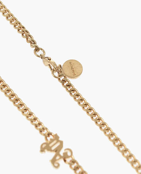 Coliere Palm Angels Brass Chain Necklace With Monogram Gold Femei (BM 19746728) 3