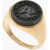 Palm Angels Gold-Tone Brass Signet Ring Gold
