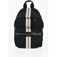 Rucsacuri Maxi Cotton Backpack With Leather Trim Barbati