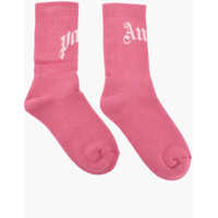 Sosete Cotton-Blend Socks With Contrast Logo Femei