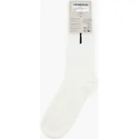 Sosete Palm Angels Dama - Sosete Palm Angels Solid-Color Socks With Contrast Details White Femei (BM 19746755) - B-mall.ro
