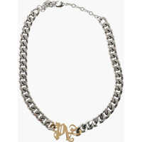 Coliere Maxi Chain Necklace With Monogram Barbati