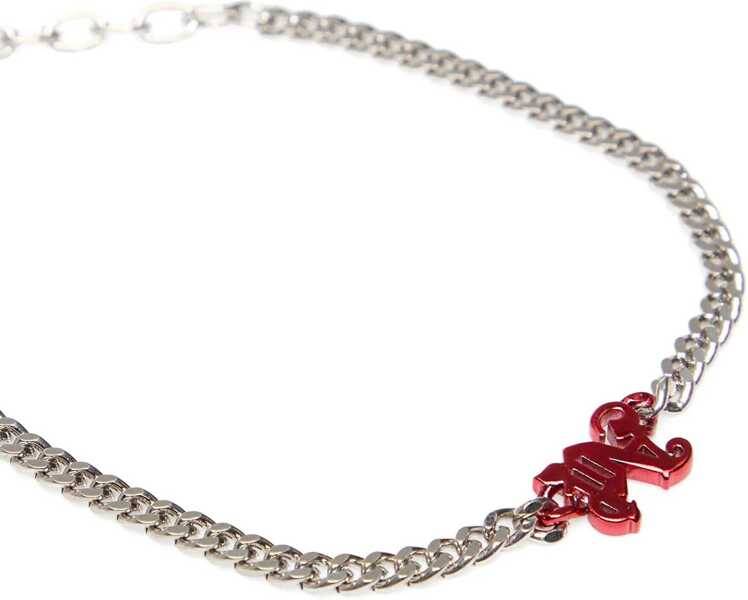 Bratari Palm Angels Chain Bracelet With Contrast Monogram Red Barbati (BM 19746776) 3