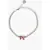 Palm Angels Chain Bracelet With Contrast Monogram Red