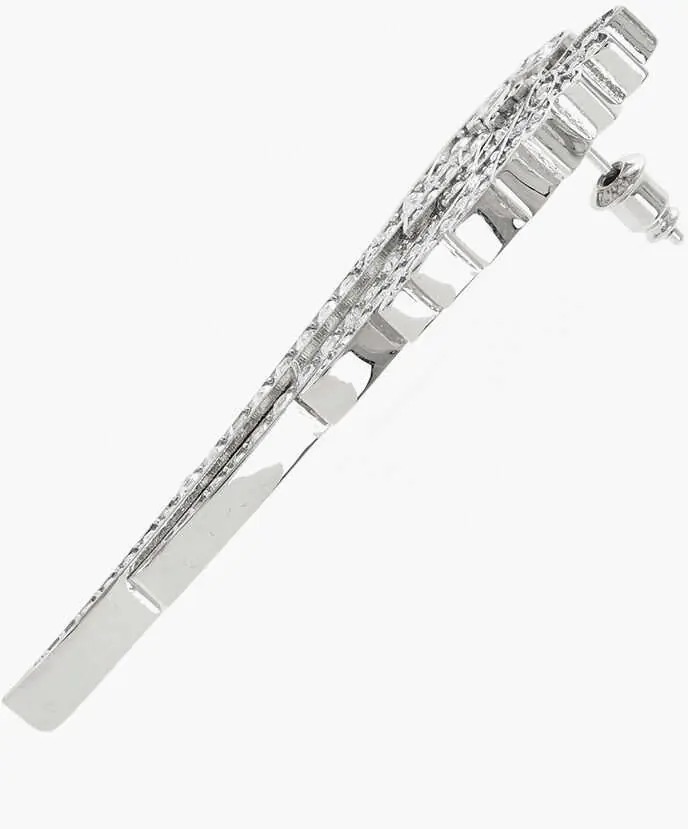 Cercei Palm Angels Earrings Wings Strass Silver - Transpare Silver Femei (BM 19746794) 2