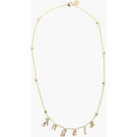 Coliere Gold-Effect Necklace With Logo Pendants Femei