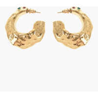 Cercei Earrings Melted Strass Gold - Multicolor Femei