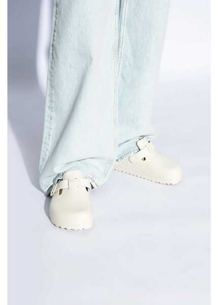 Slapi Birkenstock Sabot Boston WHITE Barbati (BM 19746878) 2