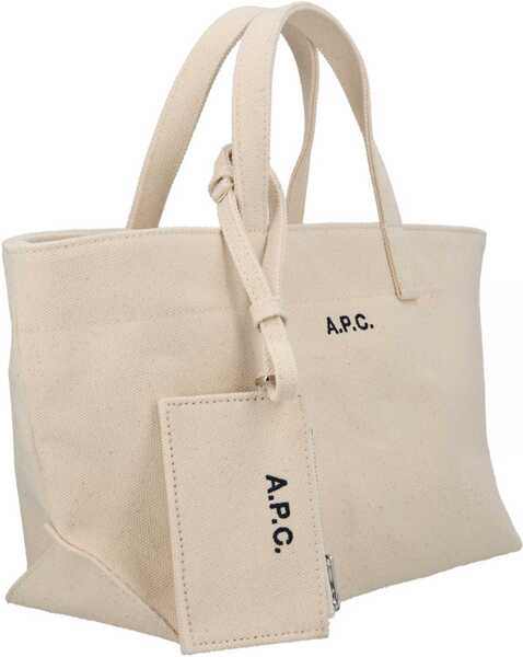 Genti de mana A.P.C. Le Drummer Tote Bag POWDER Femei (BM 19746944) 2