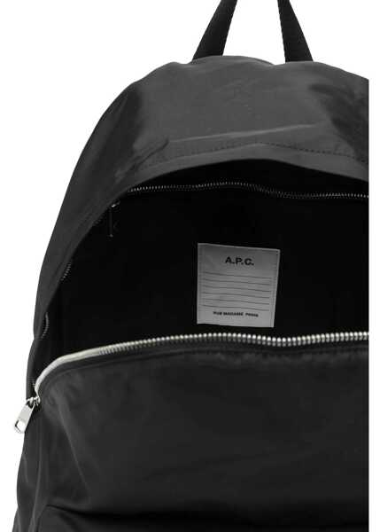 Rucsacuri A.P.C. Backpack With Logo BLACK Barbati (BM 19746977) 5