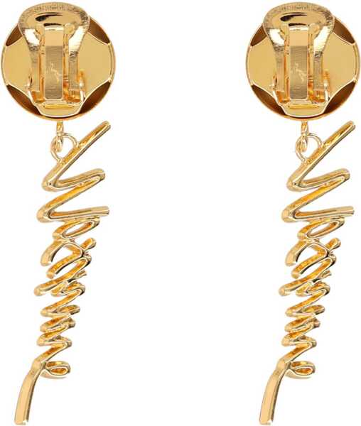 Cercei Moschino Logo Earrings GOLD Femei (BM 19746989) 2