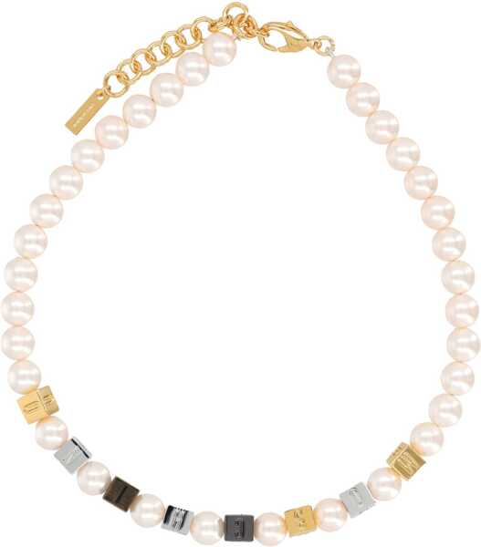 Coliere Moschino Pearl Necklace SILVER Femei (BM 19746998) 2
