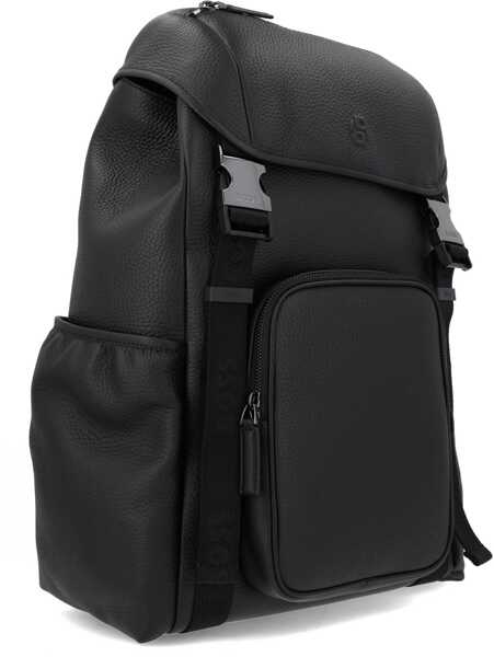 Rucsacuri Hugo Boss Monogrammed Logo Backpack BLACK Barbati (BM 19747001) 2