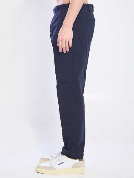 Pantaloni casual PT TORINO Rebel Stretch Cotton Pants BLUE Barbati (BM 19747073) 3