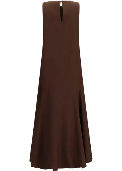 Rochii P.A.R.O.S.H. Sleeveless Dress MARRONE Femei (BM 19747085) 2