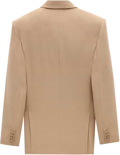 Sacouri Saint Laurent Silk Blazer CAPPUCCINO Femei (BM 19747088) 2