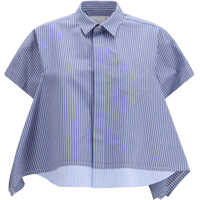 Camasi casual Cropped cotton Shirt Femei