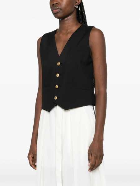 Veste casual Sacai Twill Vest BLACK Femei (BM 19747097) 3