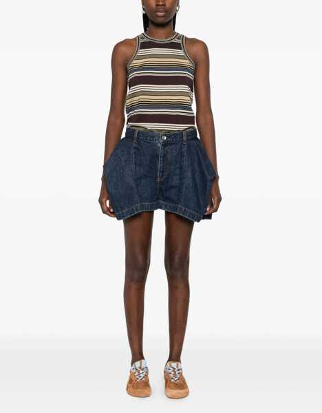 Pantaloni scurti Sacai Denim Shorts BLUE Femei (BM 19747100) 2