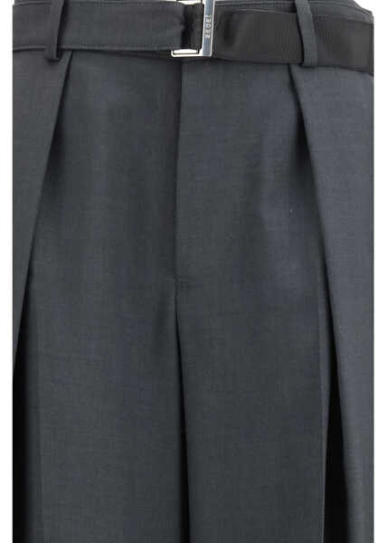 Pantaloni casual Sacai Oversized Pants GRAY Femei (BM 19747112) 3