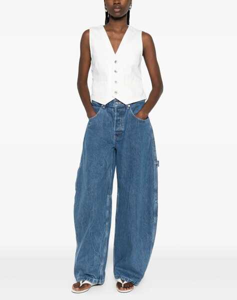 Veste casual Sacai Denim Vest OFF WHITE Femei (BM 19747121) 2