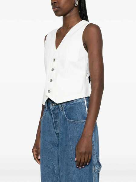 Veste casual Sacai Denim Vest OFF WHITE Femei (BM 19747121) 3