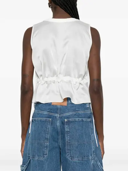 Veste casual Sacai Denim Vest OFF WHITE Femei (BM 19747121) 4