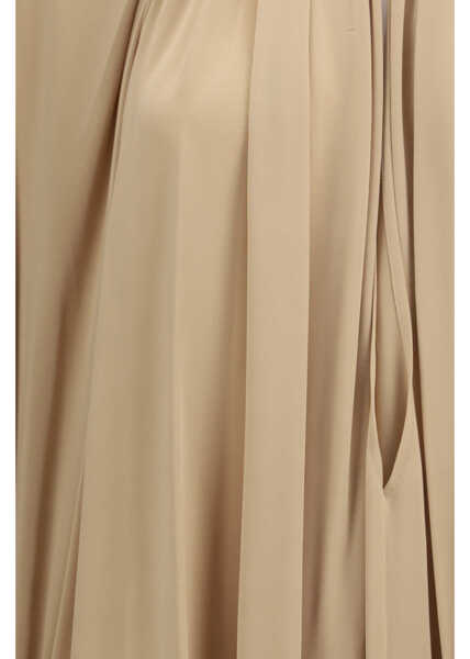Bluze Ferragamo Open-back Blouse BEIGE/MARRON Femei (BM 19747133) 3