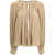 Ferragamo Open-back Blouse BEIGE/MARRON