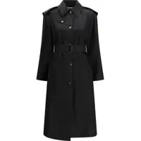 Paltoane Long nylon Car Coat with hood Femei