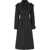 Burberry Long nylon Car Coat with hood BLACK
