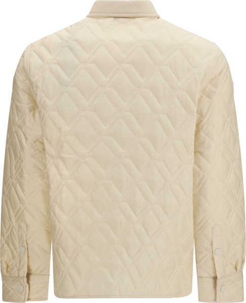 Jachete Moncler Lightweight padded and quilted Jacket WHITE Femei (BM 19747151) 2