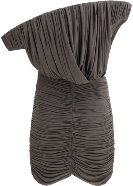 Rochii Magda Butrym Asymmetrical petal mini Dress BROWN Femei (BM 19747169) 2