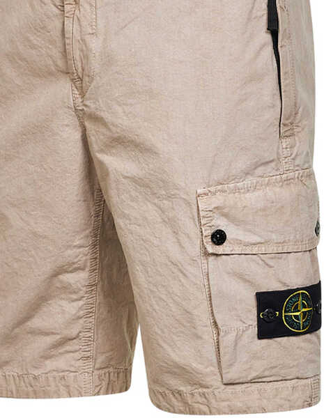 Pantaloni scurti Stone Island Slim Fit Shorts BEIGE Barbati (BM 19747289) 3