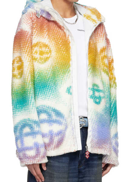 Bomber jacket Casablanca Halftone Monogram Fleece Jacket MULTICOLOR Barbati (BM 19747292) 2