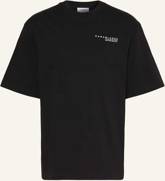 Tricouri Casablanca Glitch Orchid Print T-Shirt BLACK Barbati (BM 19747319) 4