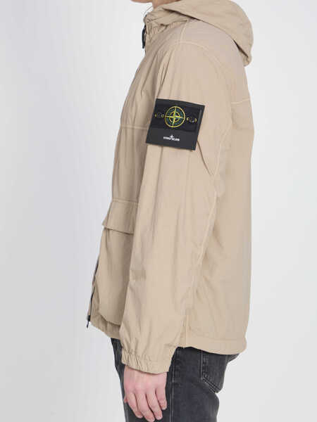 Bomber jacket Stone Island Sanded Nylon-Tc Jacket BEIGE Barbati (BM 19747346) 2