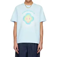 Tricouri Airbrush Smiley Print T-Shirt Barbati